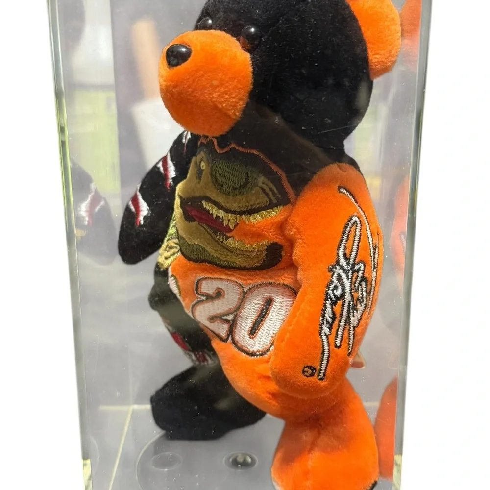 Orange and White Stuffed Bear‎